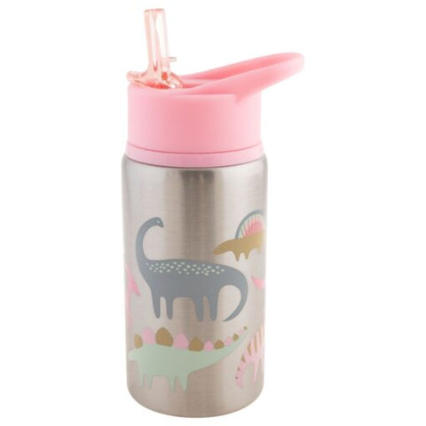 Stephen Joseph stainless steel pink Dino 532 ml