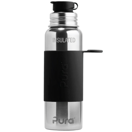 Iσοθερμικό μπουκάλι sport 650 ml  - black